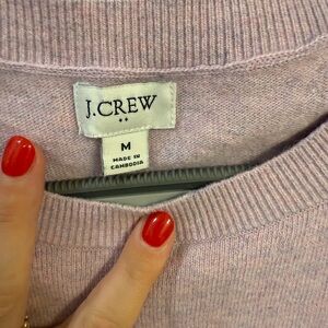 J. Crew Light Purple Crew Neck Sweater